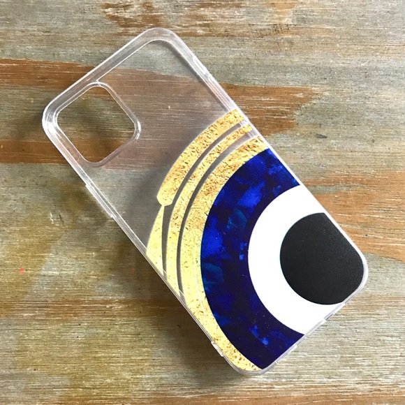 I-Phone 12/12 Pro Evil Eye Silicone Cover NWT - Picture 2 of 5